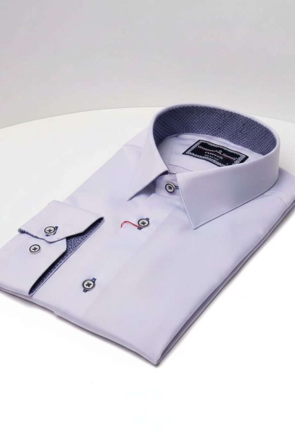 Slim Fit Uzun Kol Düz Renk Saten Erkek Gömlek 3GMK317090031 - Giovanni Fratelli