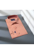 Slim Fit Uzun Kol Düz Renk Saten Erkek Gömlek 3GMK317090033