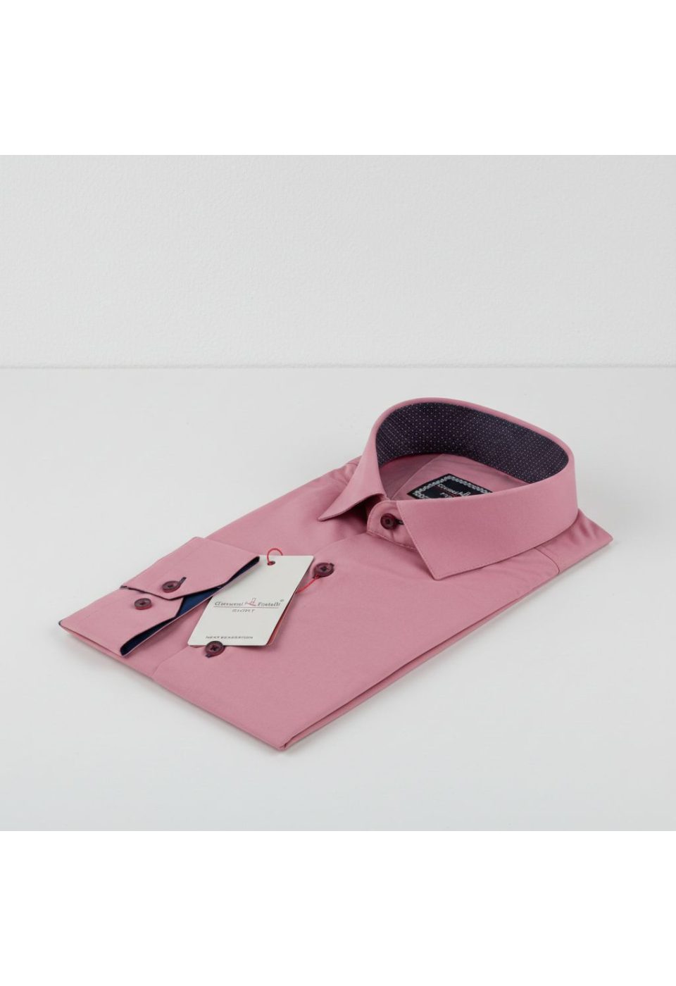 Slim Fit Uzun Kol Düz Renk Saten Erkek Gömlek 3GMK317090037 - Giovanni Fratelli