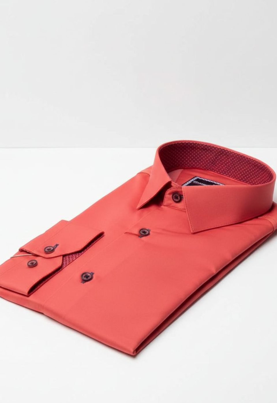 Slim Fit Uzun Kol Düz Renk Saten Erkek Gömlek 3GMK317090039 Slim Fit Uzun Kol Düz Renk Saten Erkek Gömlek 3GMK317090039