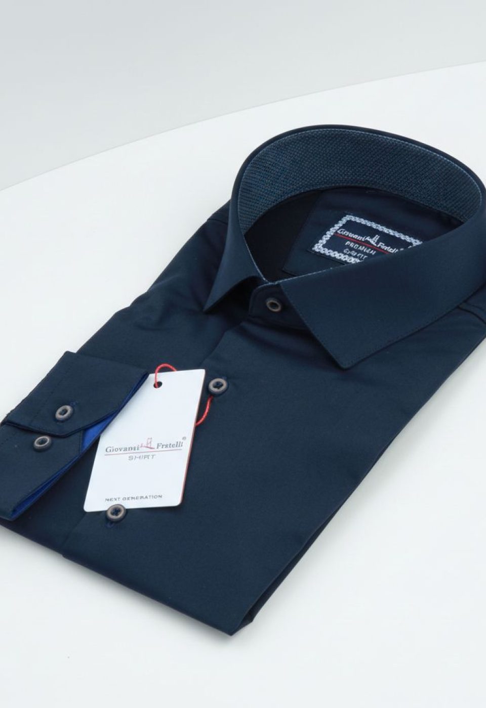 Slim Fit Uzun Kol Düz Renk Saten Erkek Gömlek 3GMK317090042 Slim Fit Uzun Kol Düz Renk Saten Erkek Gömlek 3GMK317090042