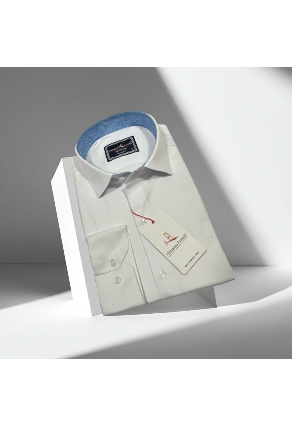 7091 CR SATIN 002 Slim Fit Uzun Kol Düz Renk Saten Erkek Gömlek 3GMK327091002 - Giovanni Fratelli