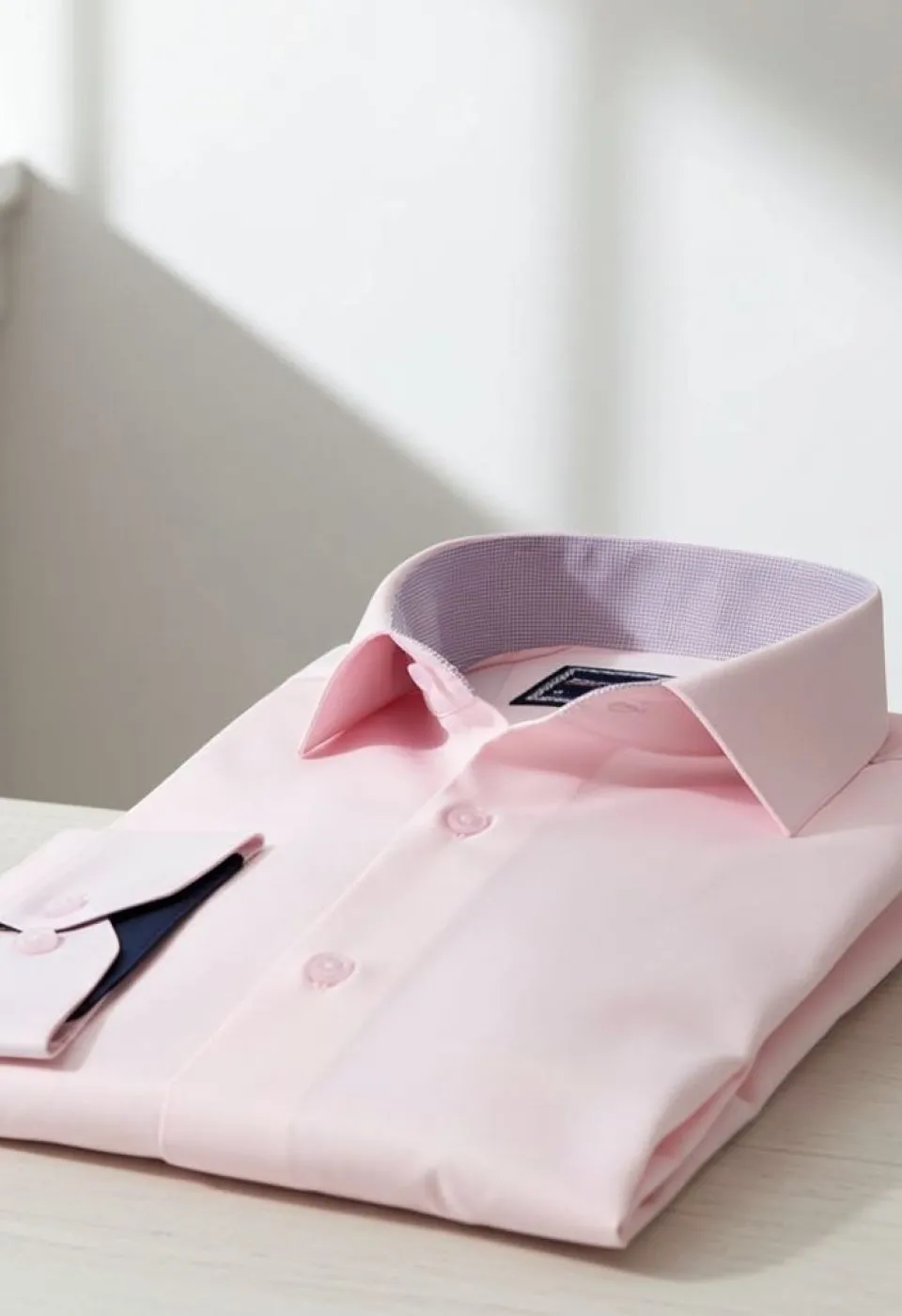 Slim Fit Uzun Kol Düz Renk Saten Erkek Gömlek 3GMK327091006