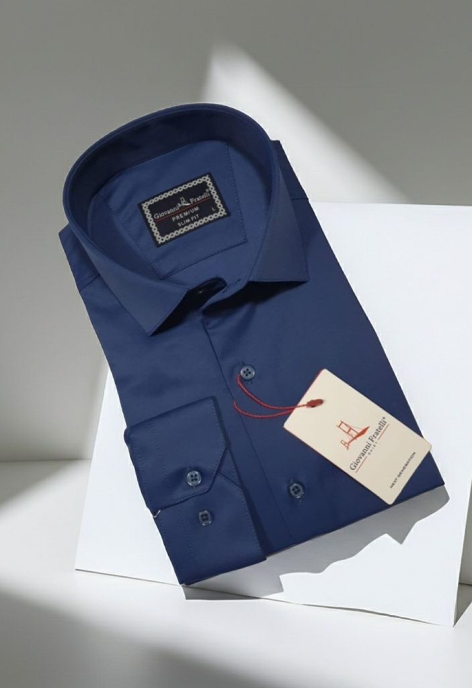 Slim Fit Uzun Kol Düz Renk Saten Erkek Gömlek 3GMK327091008