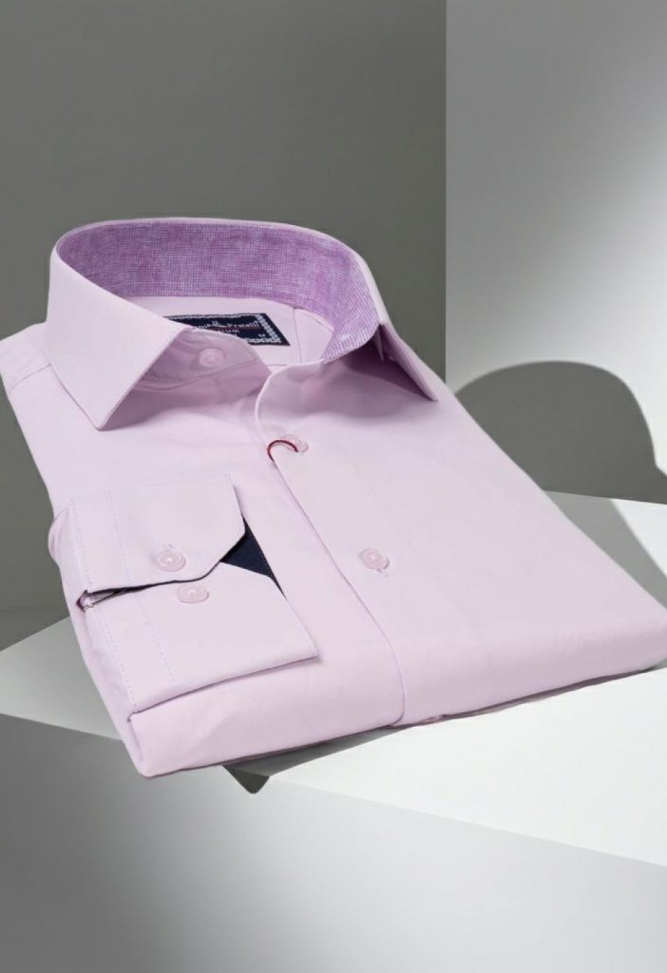 Slim Fit Uzun Kol Düz Renk Saten Erkek Gömlek 3GMK327091013