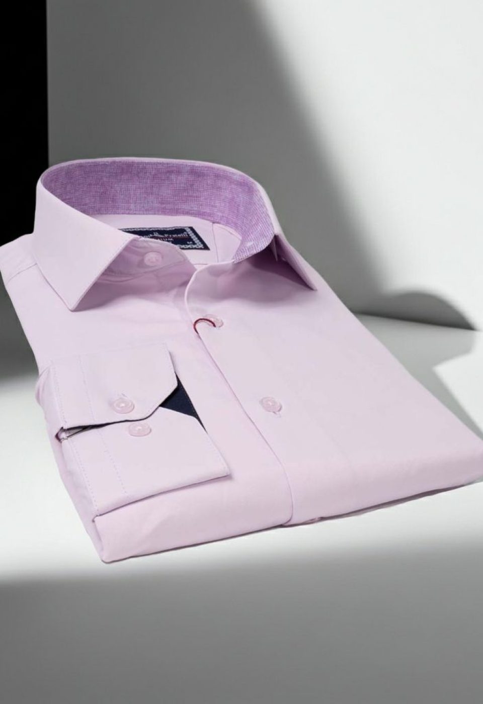 Slim Fit Uzun Kol Düz Renk Saten Erkek Gömlek 3GMK327091013 - Giovanni Fratelli