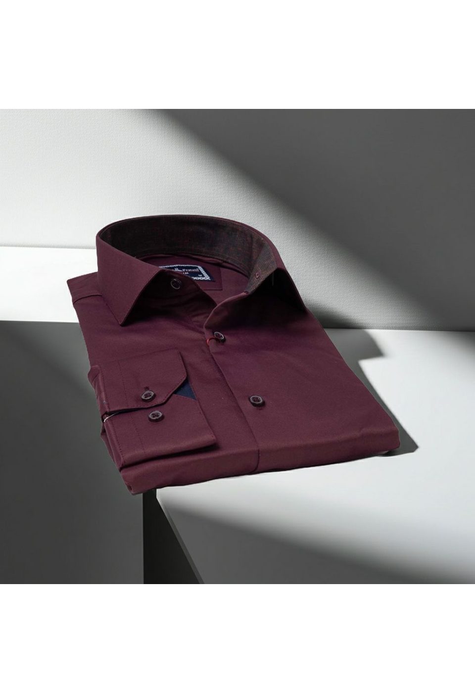 Slim Fit Uzun Kol Düz Renk Saten Erkek Gömlek 3GMK327091018 - Giovanni Fratelli
