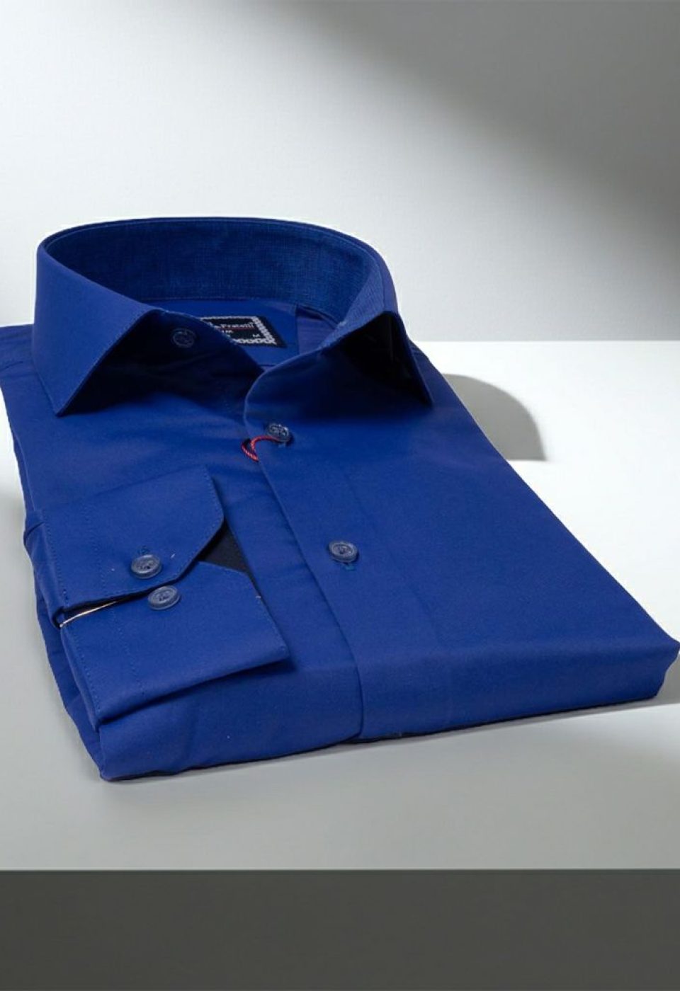 Slim Fit Uzun Kol Düz Renk Saten Erkek Gömlek 3GMK327091020