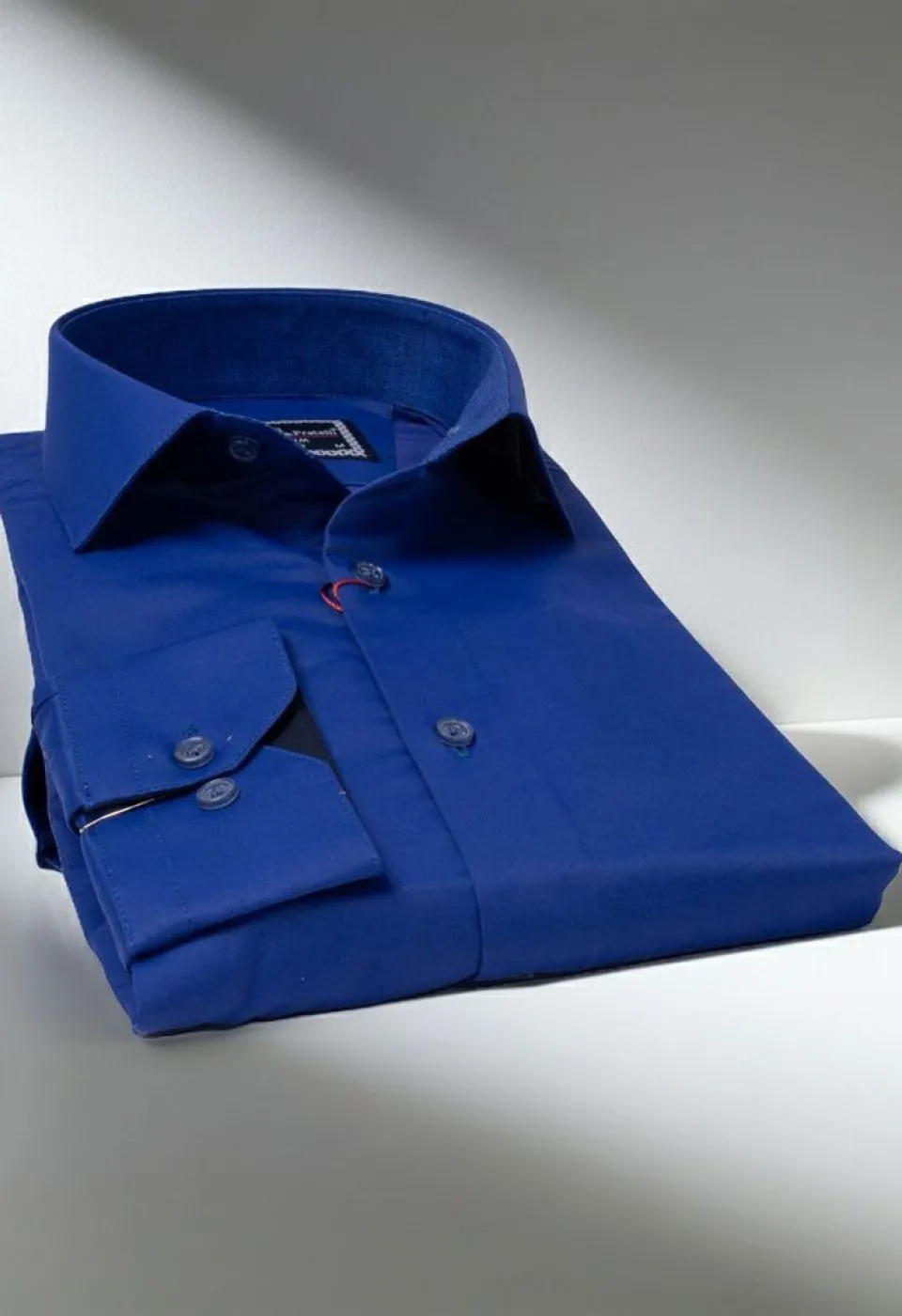 Slim Fit Uzun Kol Düz Renk Saten Erkek Gömlek 3GMK327091020
