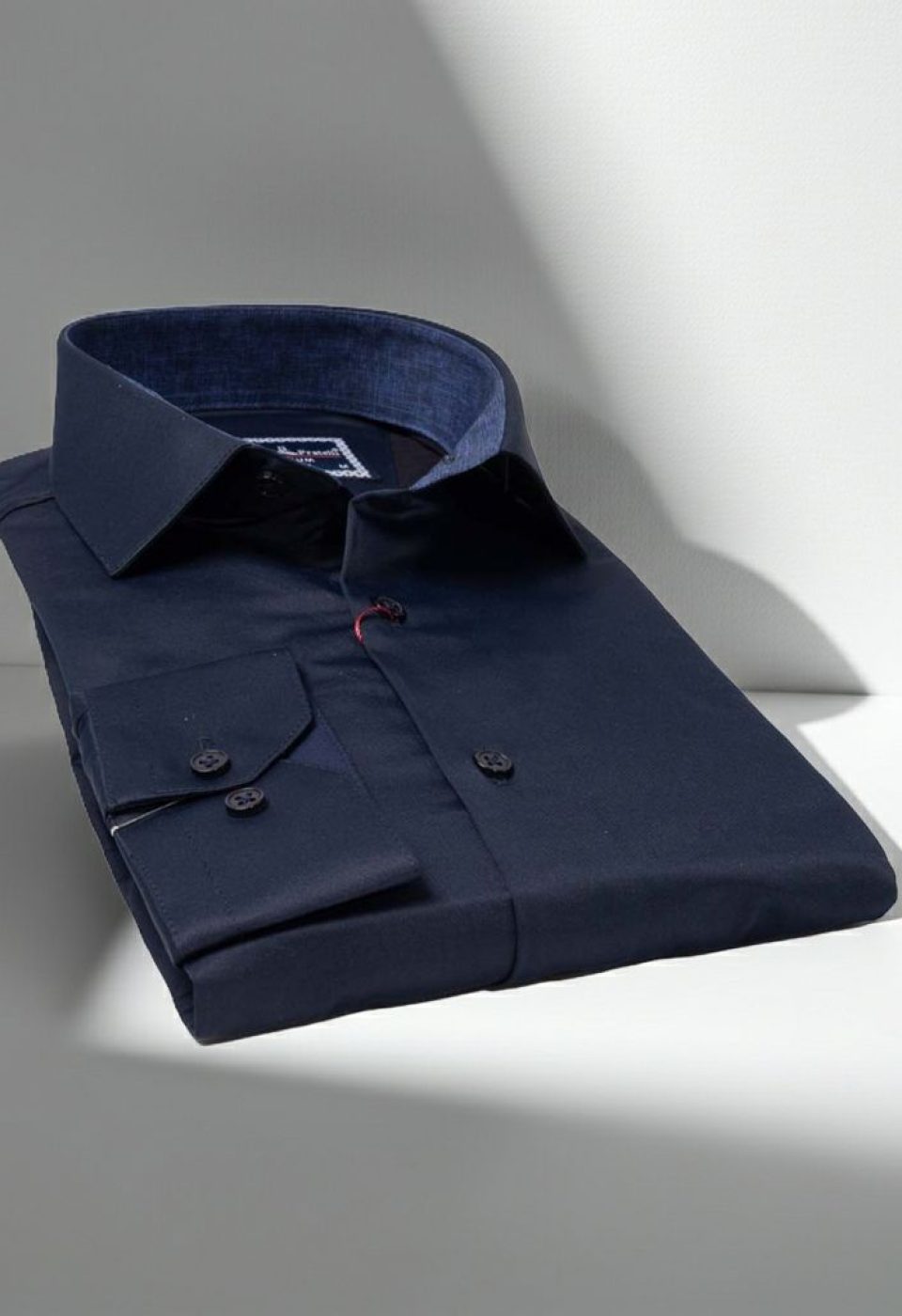 Slim Fit Uzun Kol Düz Renk Saten Erkek Gömlek 3GMK327091023