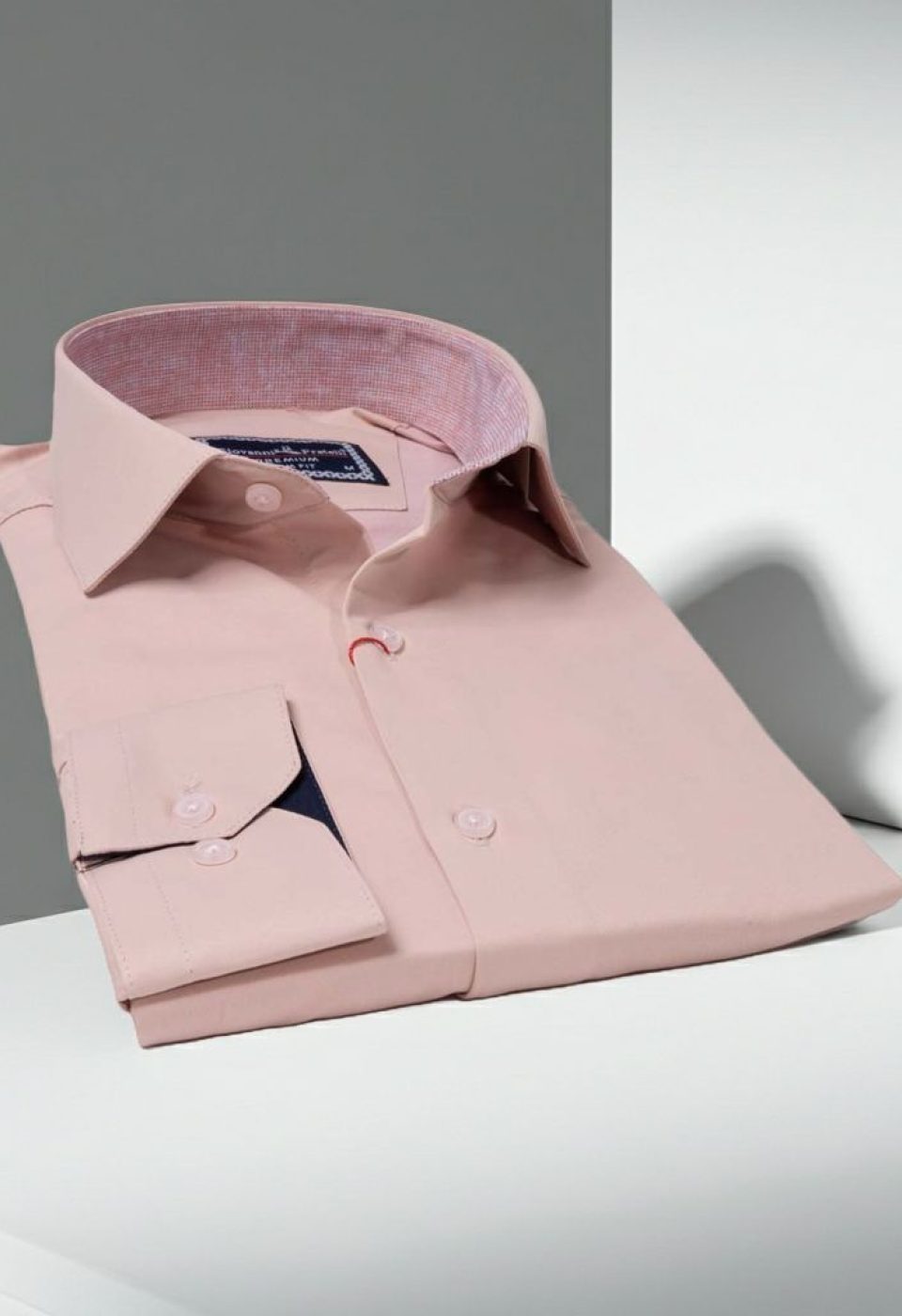 Slim Fit Uzun Kol Düz Renk Saten Erkek Gömlek 3GMK327091024