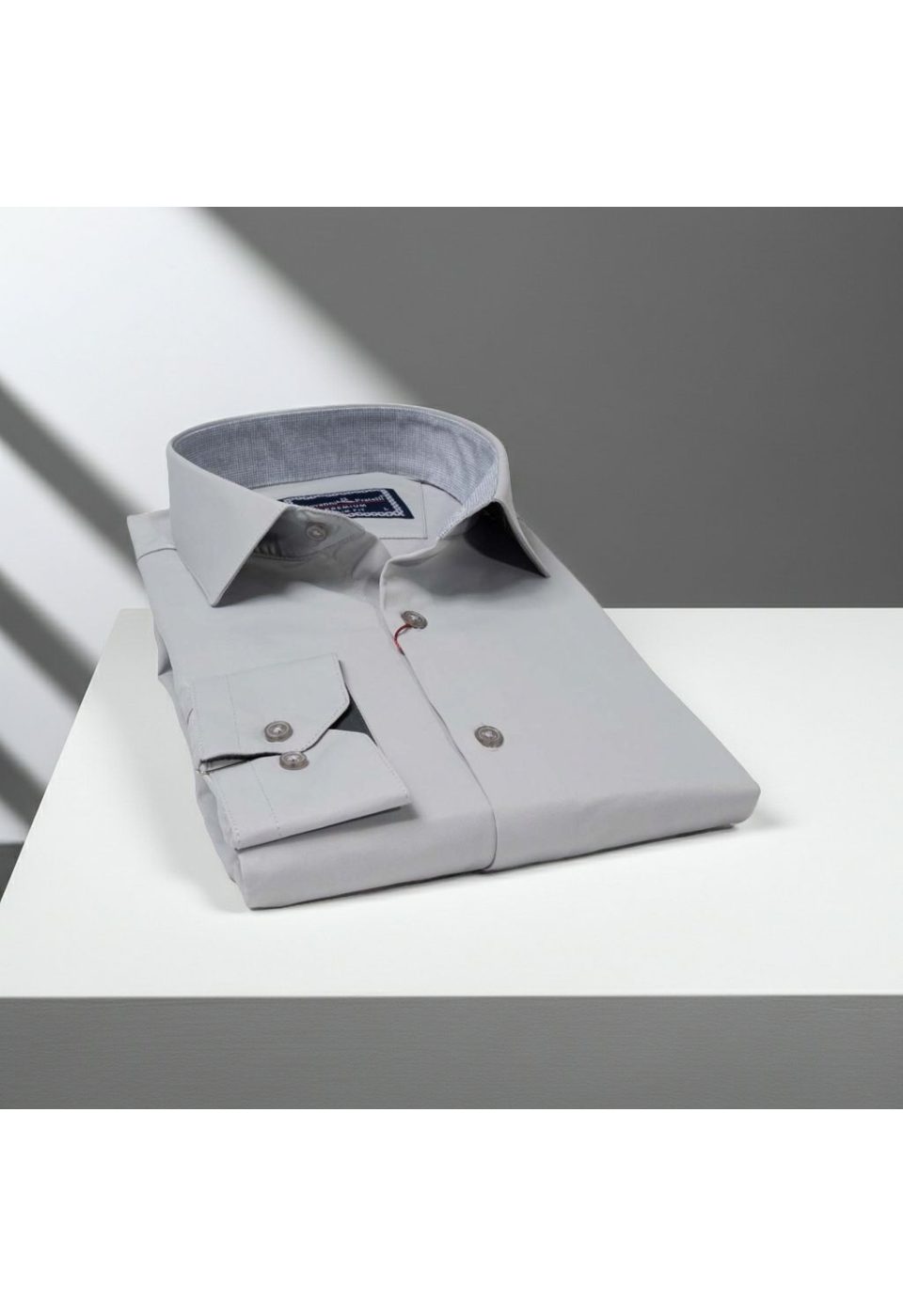 7091 CR SATIN 025 Slim Fit Uzun Kol Düz Renk Saten Erkek Gömlek 3GMK327091025 - Giovanni Fratelli
