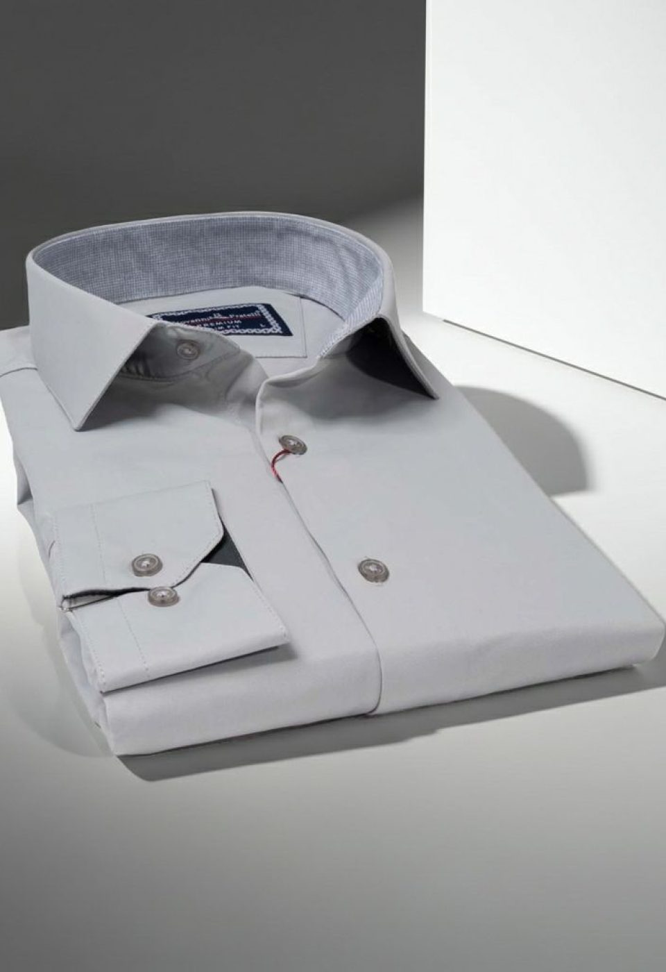 7091 CR SATIN 025 Slim Fit Uzun Kol Düz Renk Saten Erkek Gömlek 3GMK327091025 - Giovanni Fratelli