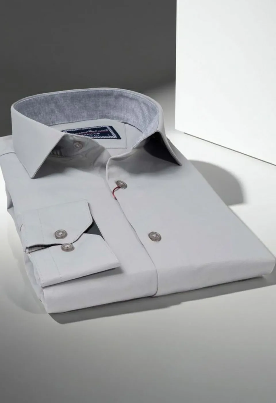 Slim Fit Uzun Kol Düz Renk Saten Erkek Gömlek 3GMK327091025 - Giovanni Fratelli