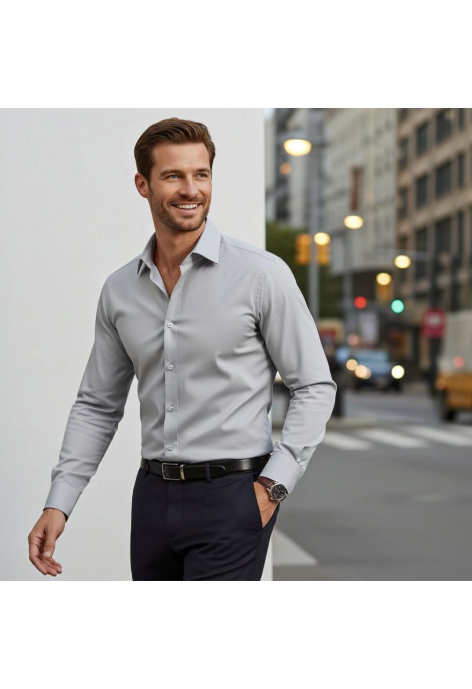 7091 CR SATIN 025 Slim Fit Uzun Kol Düz Renk Saten Erkek Gömlek 3GMK327091025 - Giovanni Fratelli