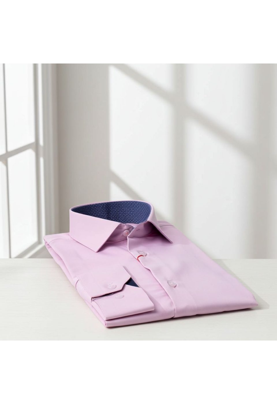 7091 CR SATIN 026 Slim Fit Uzun Kol Düz Renk Saten Erkek Gömlek 3GMK327091026 - Giovanni Fratelli