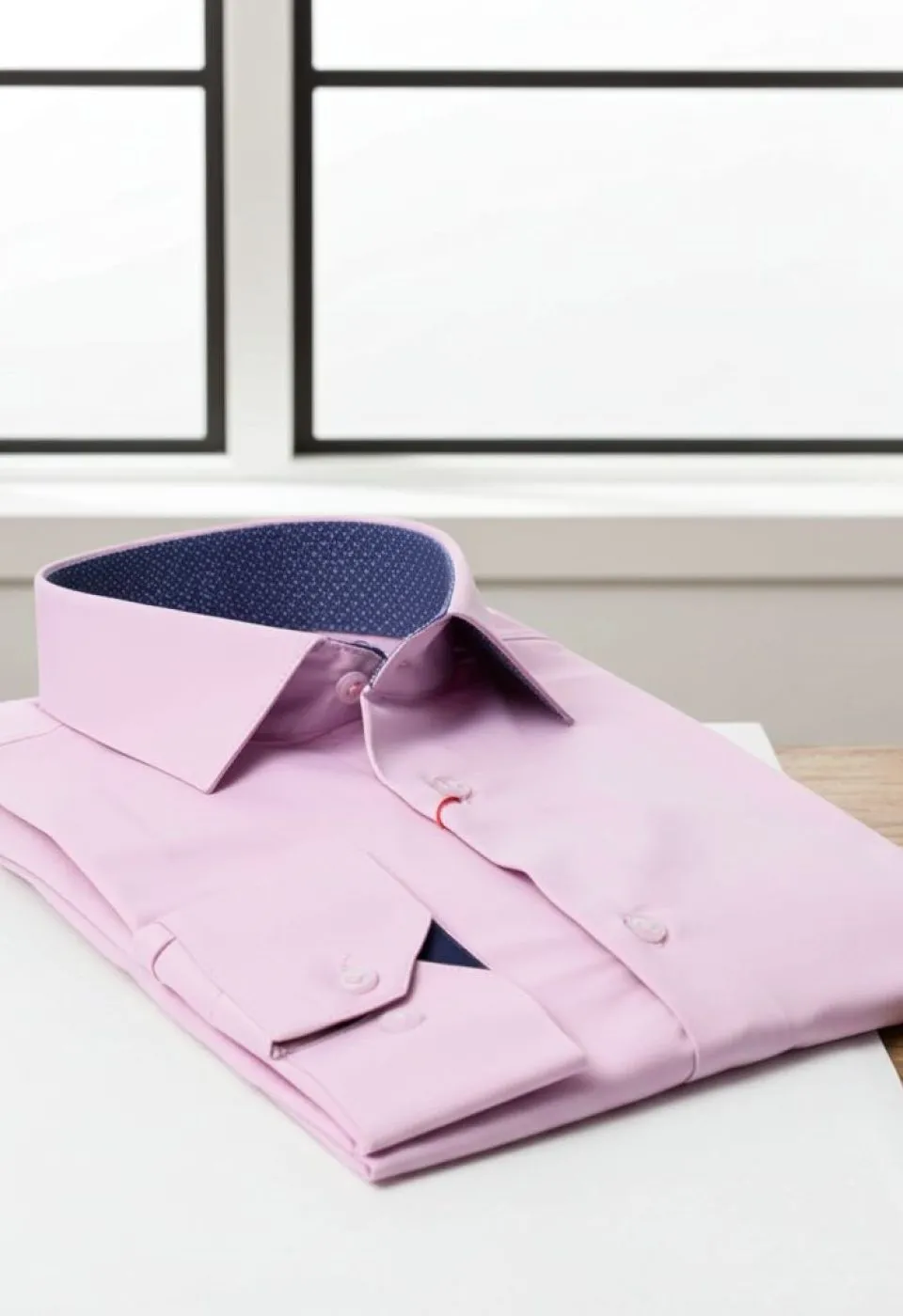 Slim Fit Uzun Kol Düz Renk Saten Erkek Gömlek 3GMK327091026