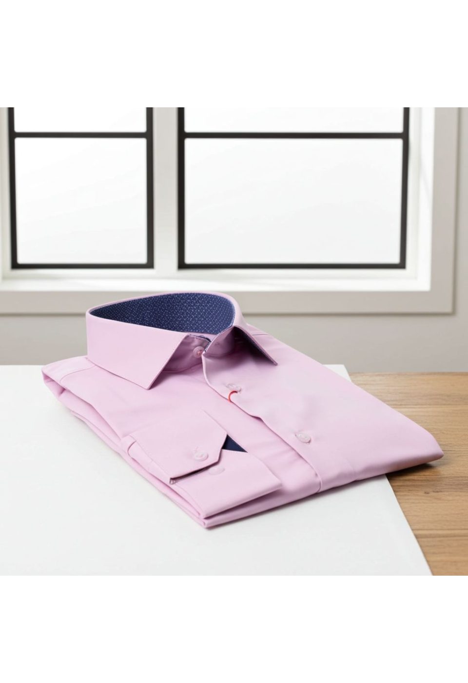 7091 CR SATIN 026 Slim Fit Uzun Kol Düz Renk Saten Erkek Gömlek 3GMK327091026 - Giovanni Fratelli