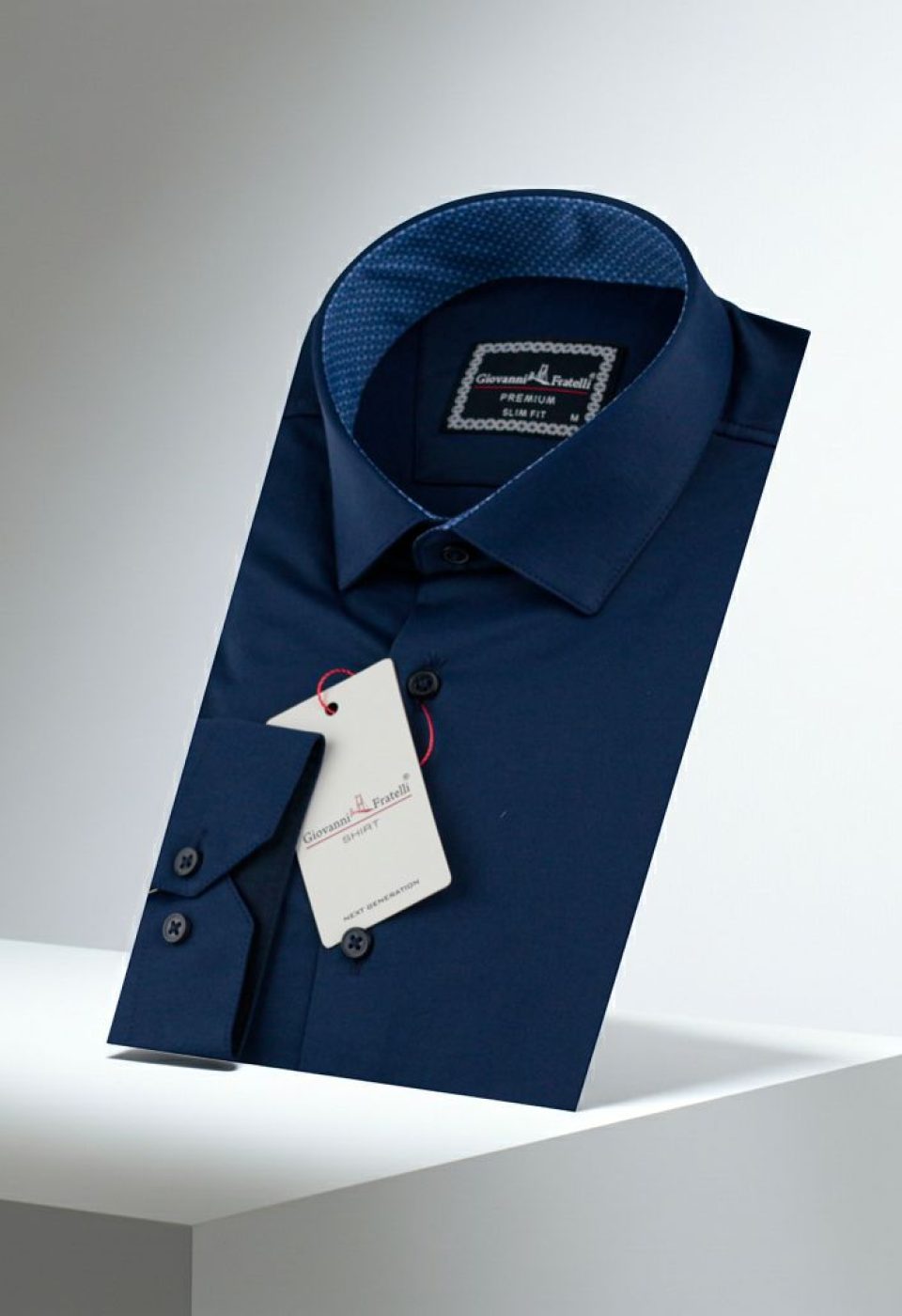 Slim Fit Uzun Kol Düz Renk Saten Erkek Gömlek 3GMK327091033
