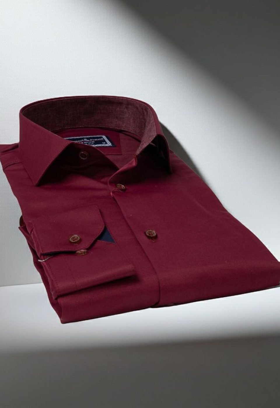 7091 CR SATIN 034 Slim Fit Uzun Kol Düz Renk Saten Erkek Gömlek 3GMK327091034 - Giovanni Fratelli