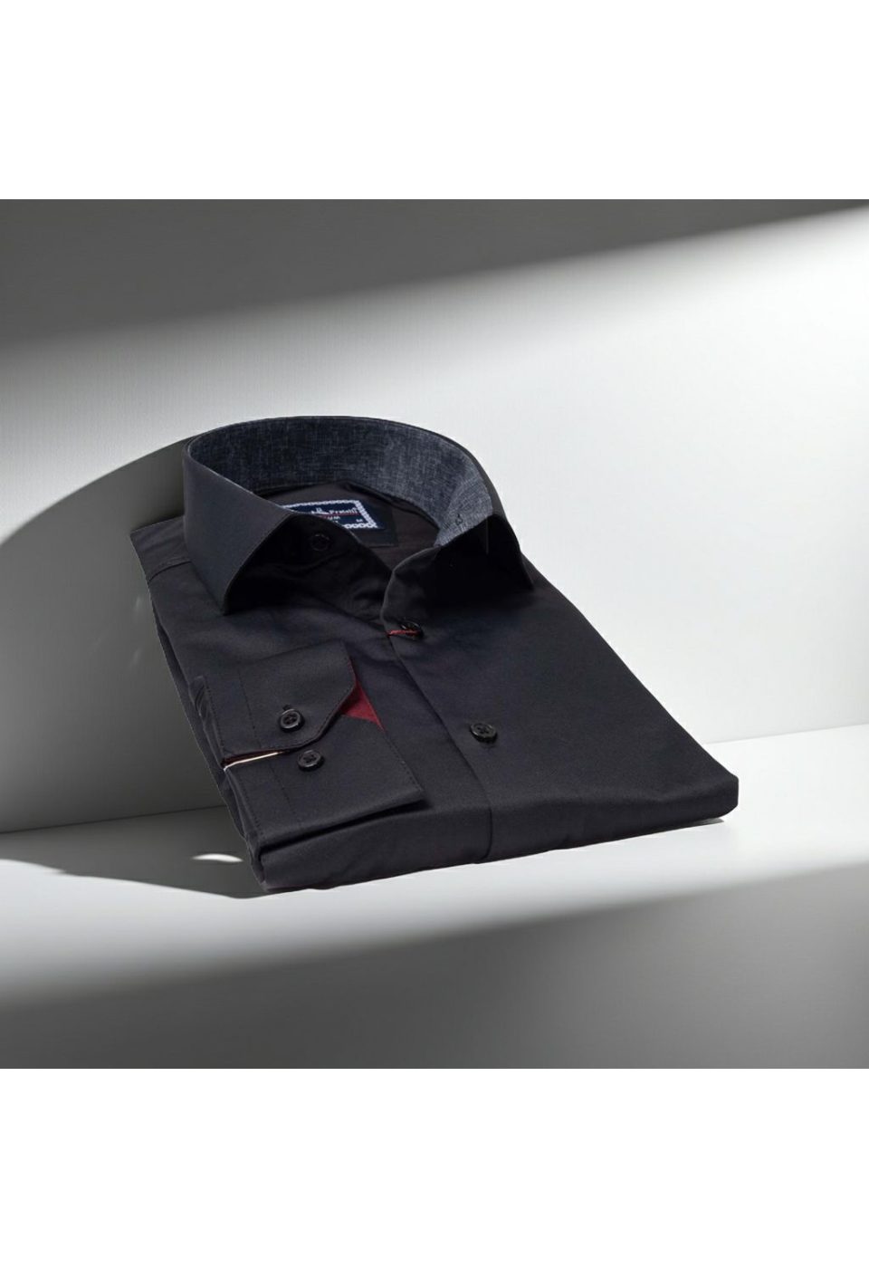 Slim Fit Uzun Kol Düz Renk Saten Erkek Gömlek 3GMK327091035 - Giovanni Fratelli