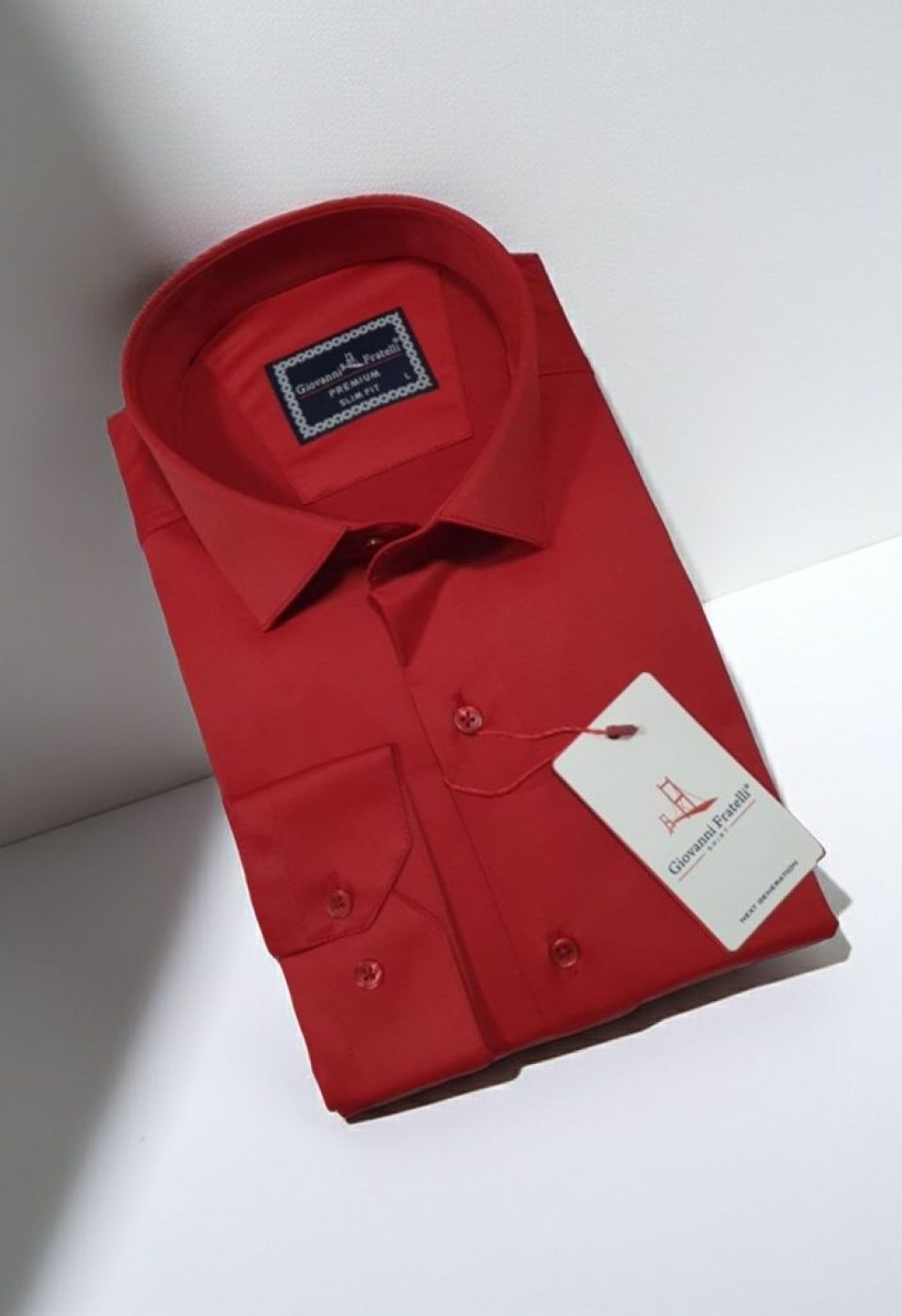 Slim Fit Uzun Kol Düz Renk Saten Erkek Gömlek 3GMK327091036