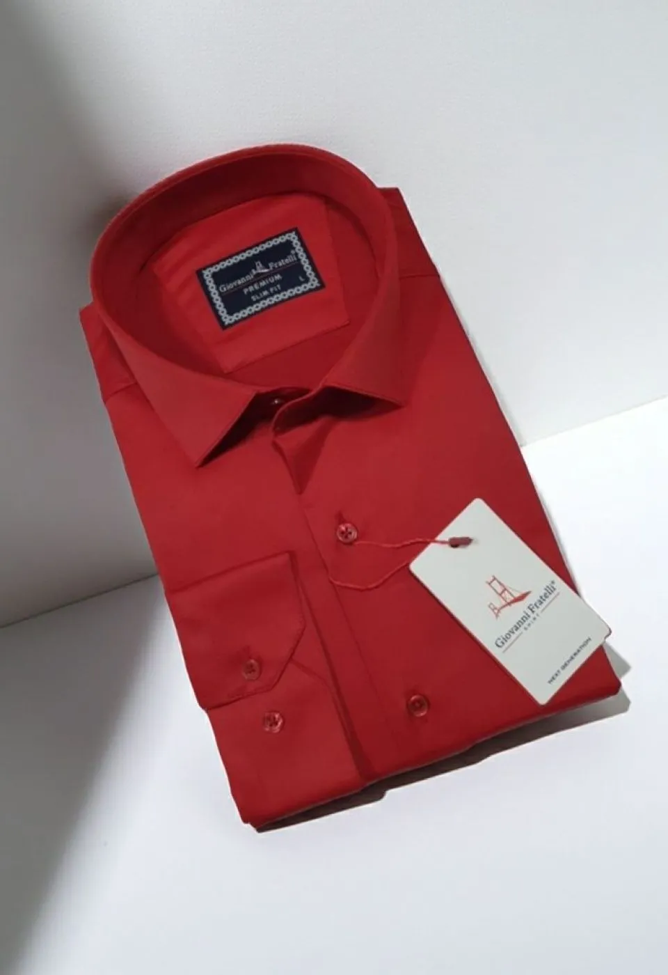 Slim Fit Uzun Kol Düz Renk Saten Erkek Gömlek 3GMK327091036