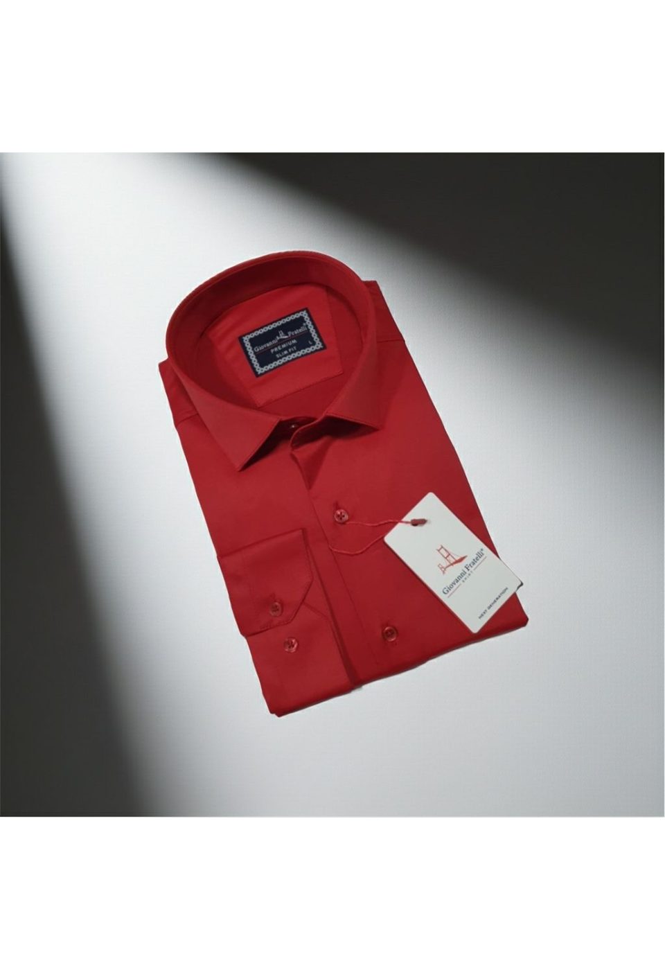 Slim Fit Uzun Kol Düz Renk Saten Erkek Gömlek 3GMK327091036 - Giovanni Fratelli