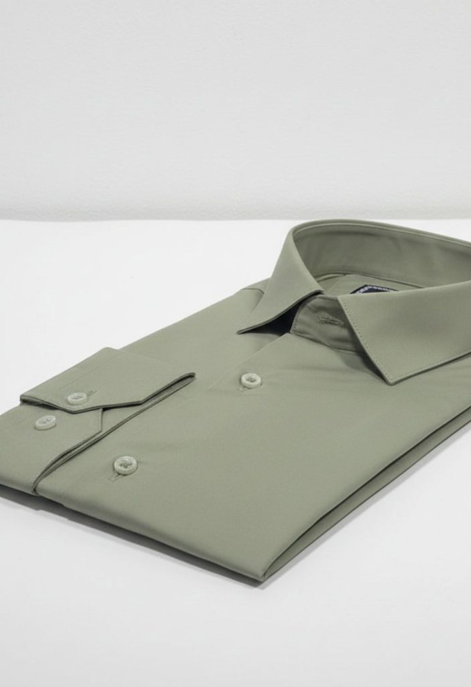 Slim Fit Uzun Kol Düz Renk Saten Erkek Gömlek 3GMK327091038 - Giovanni Fratelli