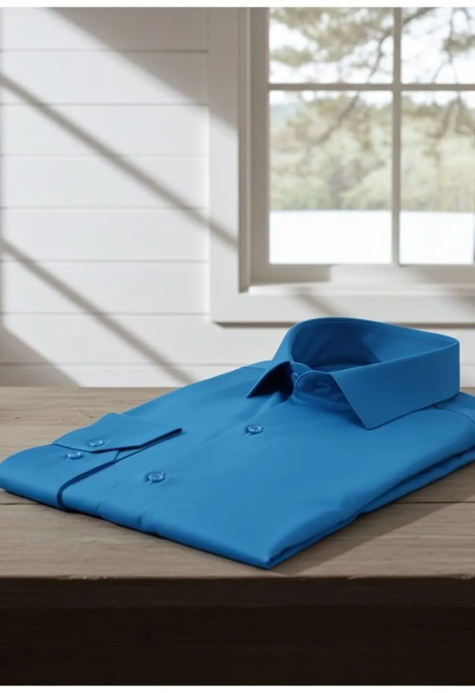 Slim Fit Uzun Kol Düz Renk Saten Erkek Gömlek 3GMK327091039