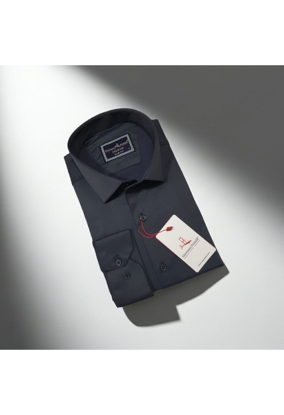 7091 CR SATIN 042 Slim Fit Uzun Kol Düz Renk Saten Erkek Gömlek 3GMK327091042 - Giovanni Fratelli