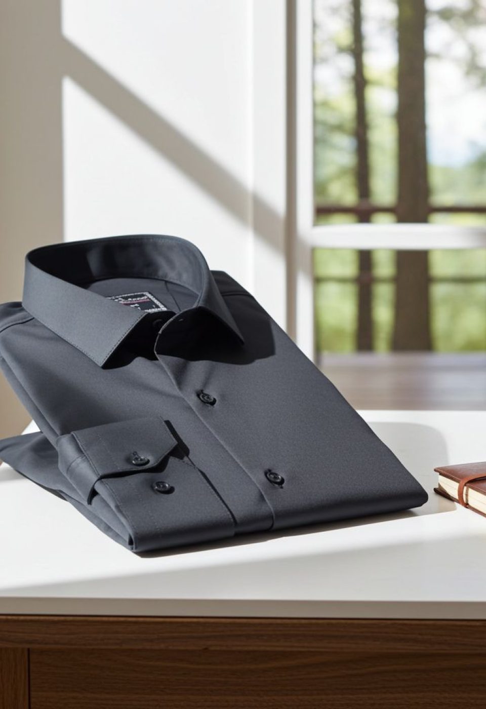 7091 CR SATIN 042 Slim Fit Uzun Kol Düz Renk Saten Erkek Gömlek 3GMK327091042 - Giovanni Fratelli