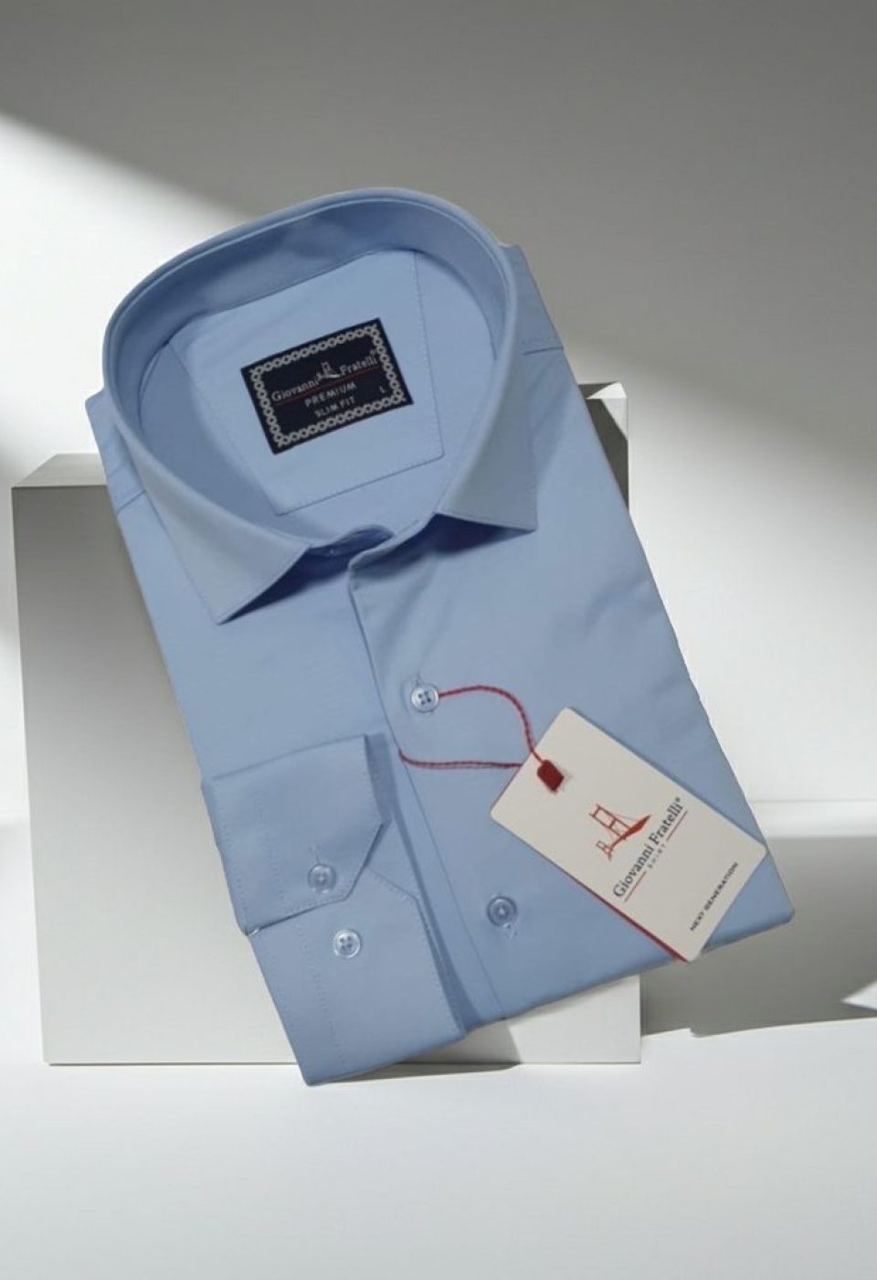 Slim Fit Uzun Kol Düz Renk Saten Erkek Gömlek 3GMK327091047