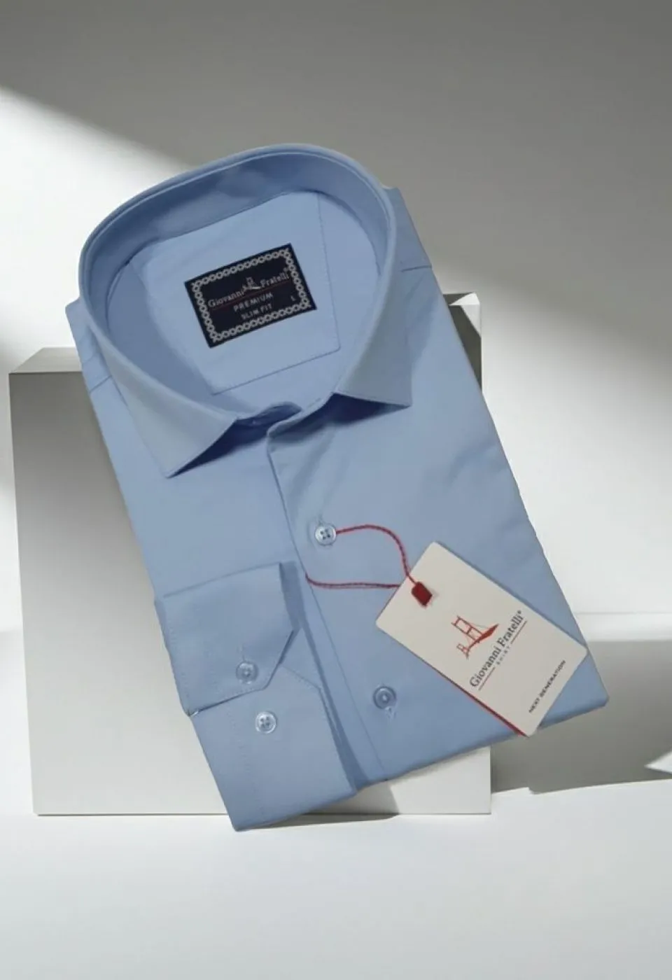Slim Fit Uzun Kol Düz Renk Saten Erkek Gömlek 3GMK327091047
