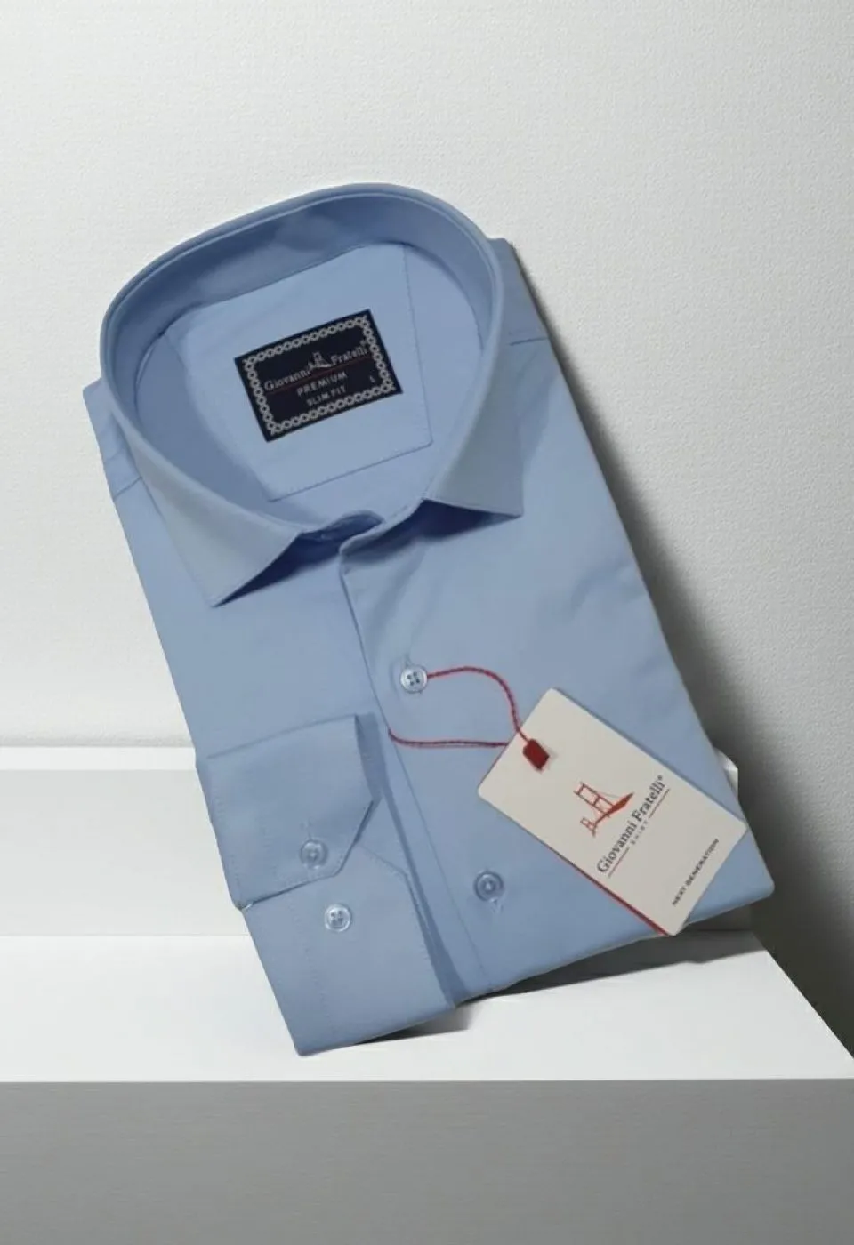 Slim Fit Uzun Kol Düz Renk Saten Erkek Gömlek 3GMK327091047