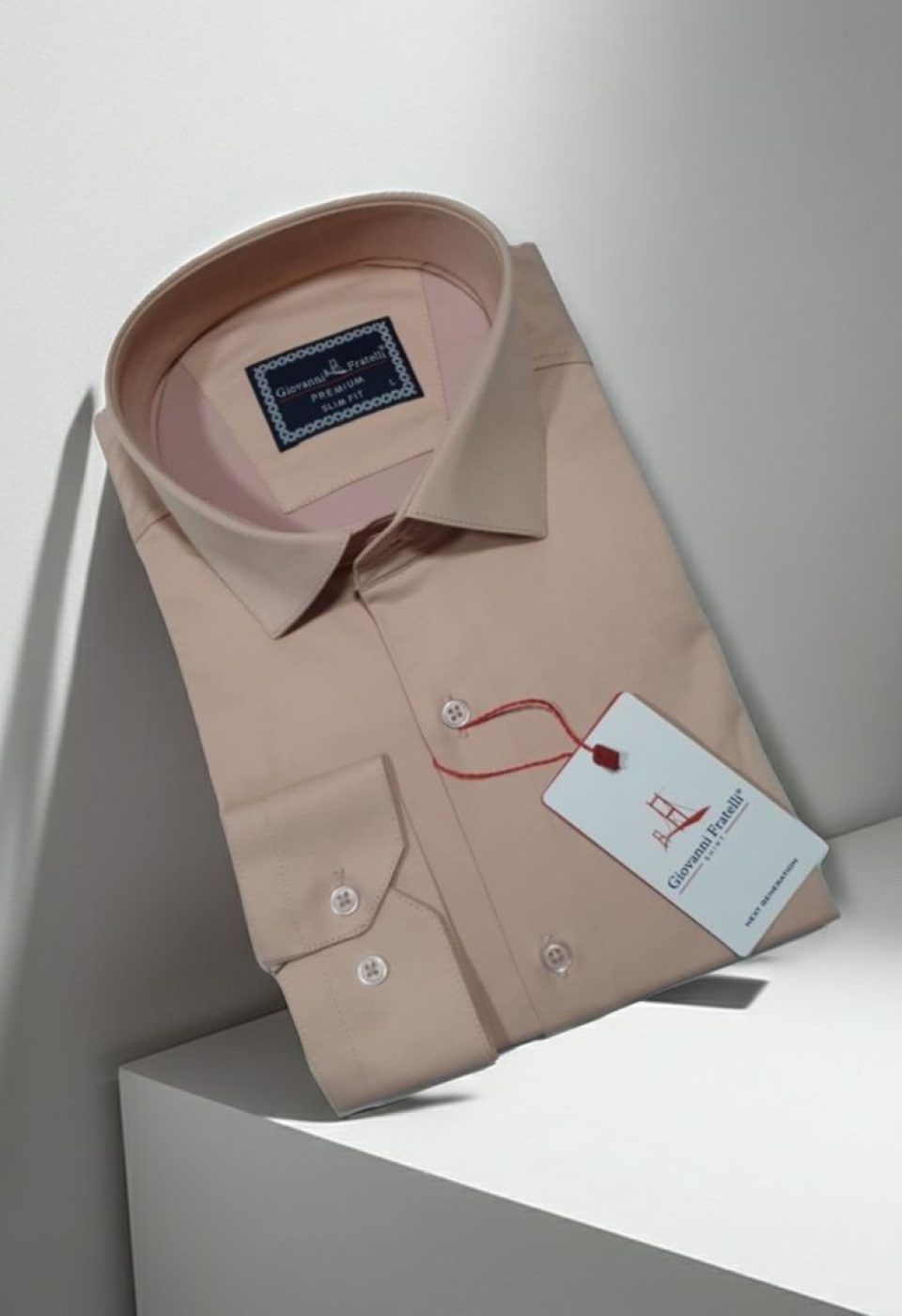 Slim Fit Uzun Kol Düz Renk Saten Erkek Gömlek 3GMK327091049 Slim Fit Uzun Kol Düz Renk Saten Erkek Gömlek 3GMK327091049