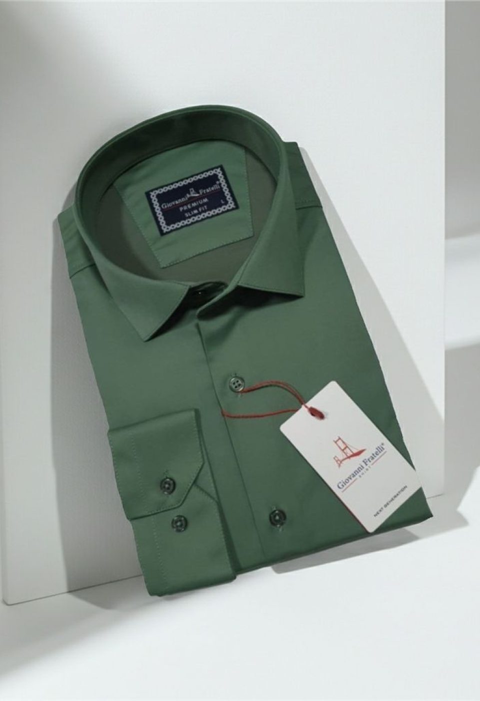 Slim Fit Uzun Kol Düz Renk Saten Erkek Gömlek 3GMK327091054 Slim Fit Uzun Kol Düz Renk Saten Erkek Gömlek 3GMK327091054