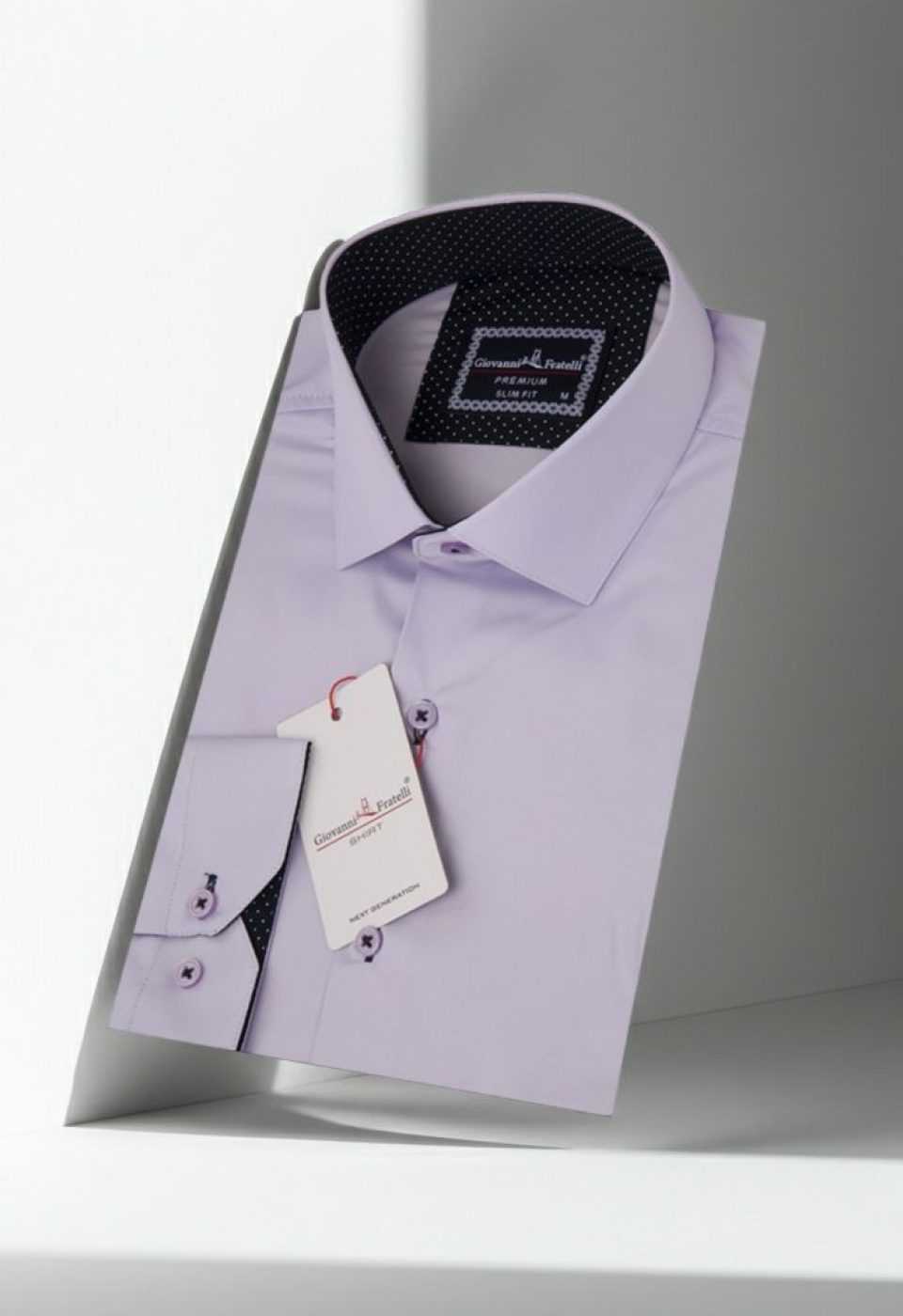 Slim Fit Uzun Kol Düz Renk Saten Erkek Gömlek 3GMK326026001