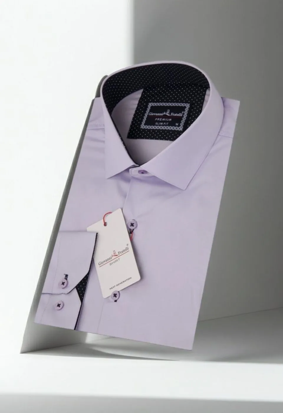 Slim Fit Uzun Kol Düz Renk Saten Erkek Gömlek 3GMK326026001