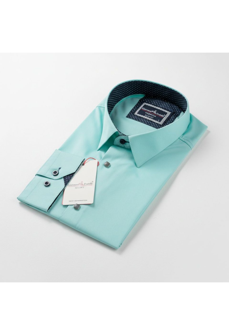 6027 CR SATIN 005 Slim Fit Uzun Kol Düz Renk Saten Erkek Gömlek 3GMK316027005 - Giovanni Fratelli