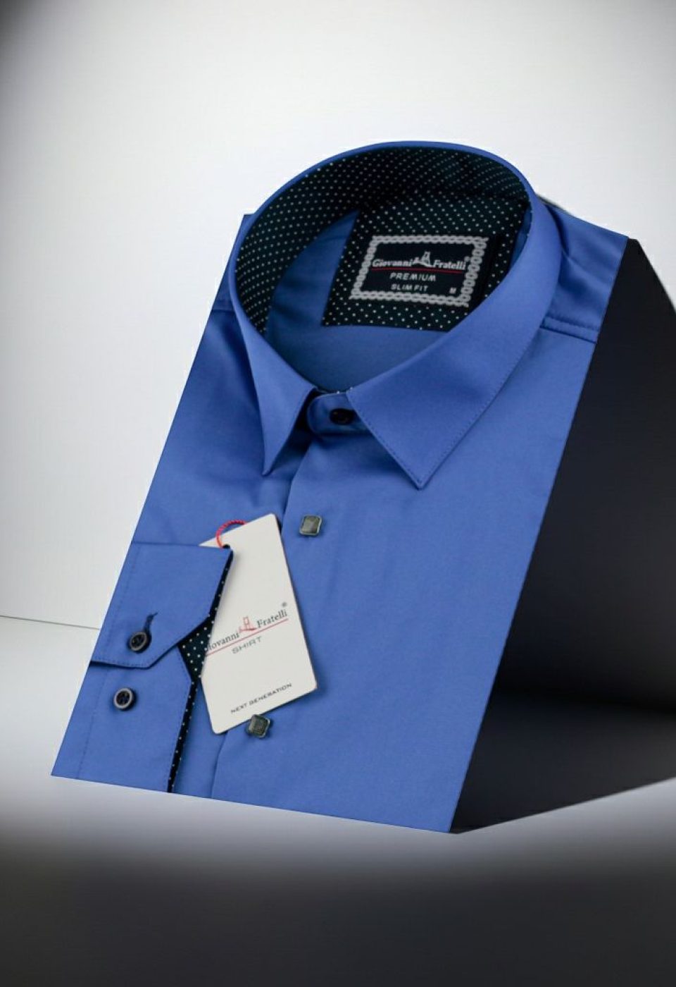 Slim Fit Uzun Kol Düz Renk Saten Erkek Gömlek 3GMK316027009