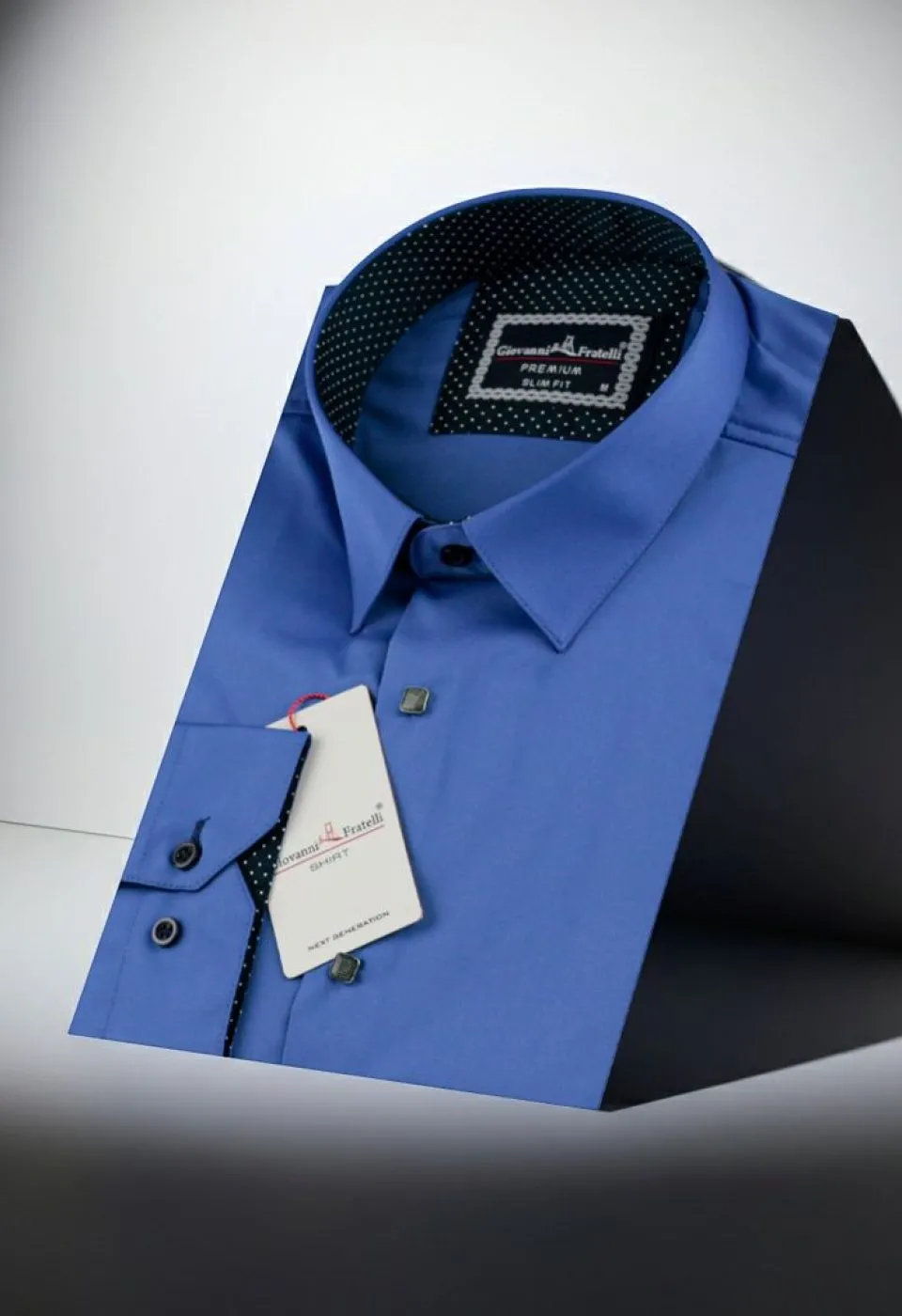 Slim Fit Uzun Kol Düz Renk Saten Erkek Gömlek 3GMK316027009