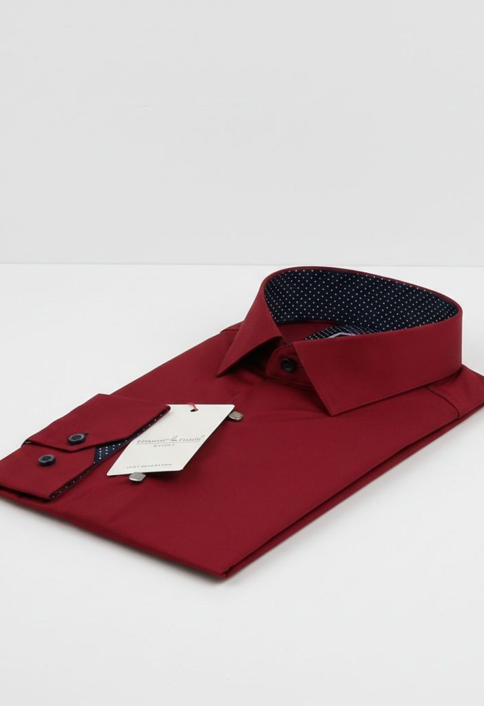 Slim Fit Uzun Kol Düz Renk Saten Erkek Gömlek 3GMK316027013 - Giovanni Fratelli