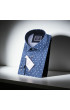 Slim Fit Uzun Kol Desenli Dijital Baskılı Erkek Gömlek 3GMK316031001
