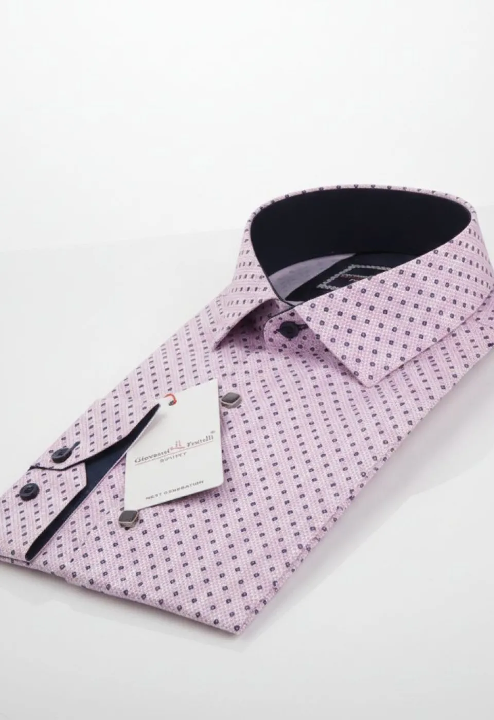 Slim Fit Uzun Kol Desenli Dijital Baskılı Erkek Gömlek 3GMK316033005 - Giovanni Fratelli