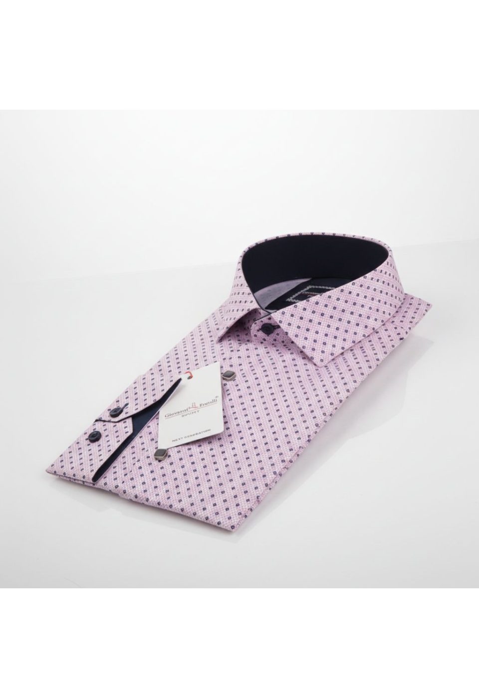 Slim Fit Uzun Kol Desenli Dijital Baskılı Erkek Gömlek 3GMK316033005 - Giovanni Fratelli