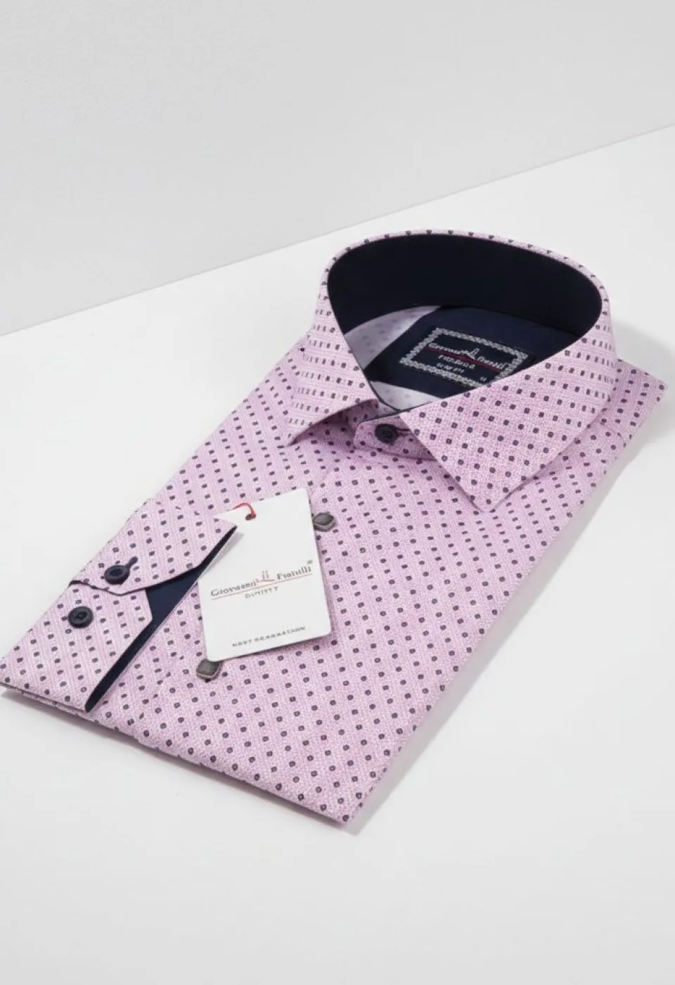 Slim Fit Uzun Kol Desenli Dijital Baskılı Erkek Gömlek 3GMK316033005 - Giovanni Fratelli