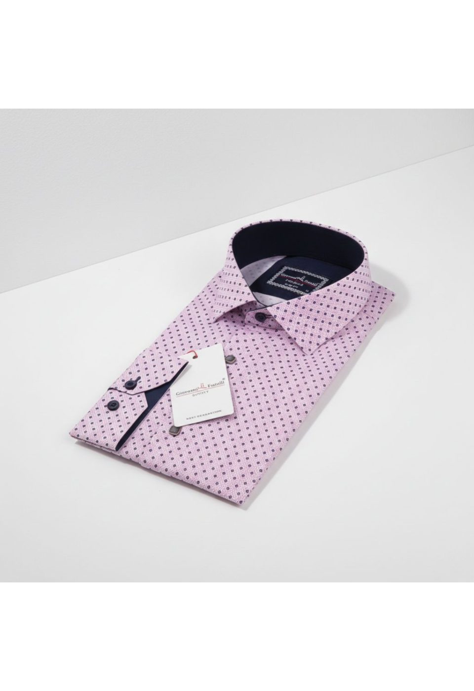 Slim Fit Uzun Kol Desenli Dijital Baskılı Erkek Gömlek 3GMK316033005 - Giovanni Fratelli