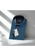 Slim Fit Uzun Kol Desenli Dijital Baskılı Erkek Gömlek 3GMK316036013