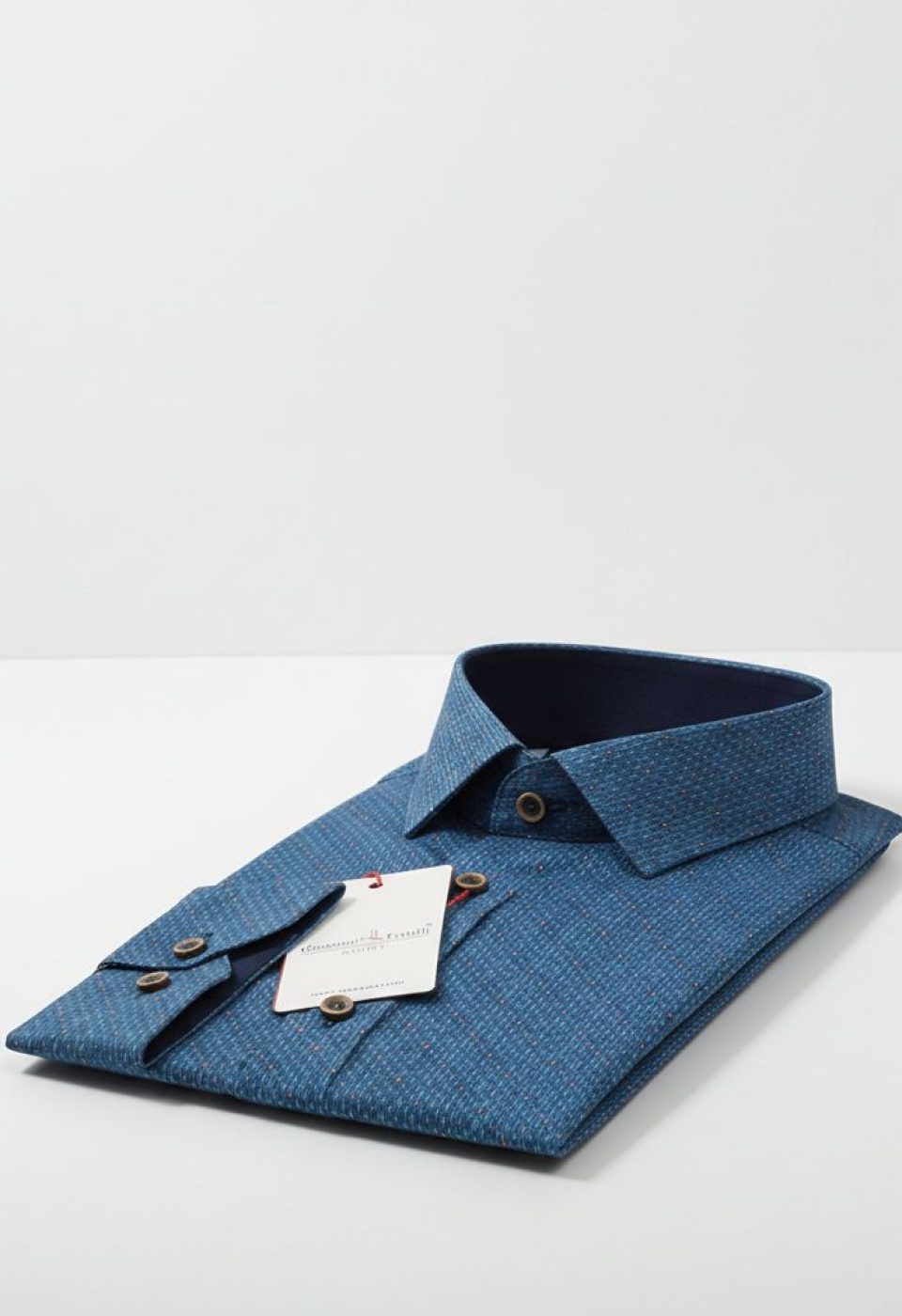 6036 CR DIGITAL CONTE 013 Slim Fit Uzun Kol Desenli Dijital Baskılı Erkek Gömlek 3GMK316036013 - Giovanni Fratelli